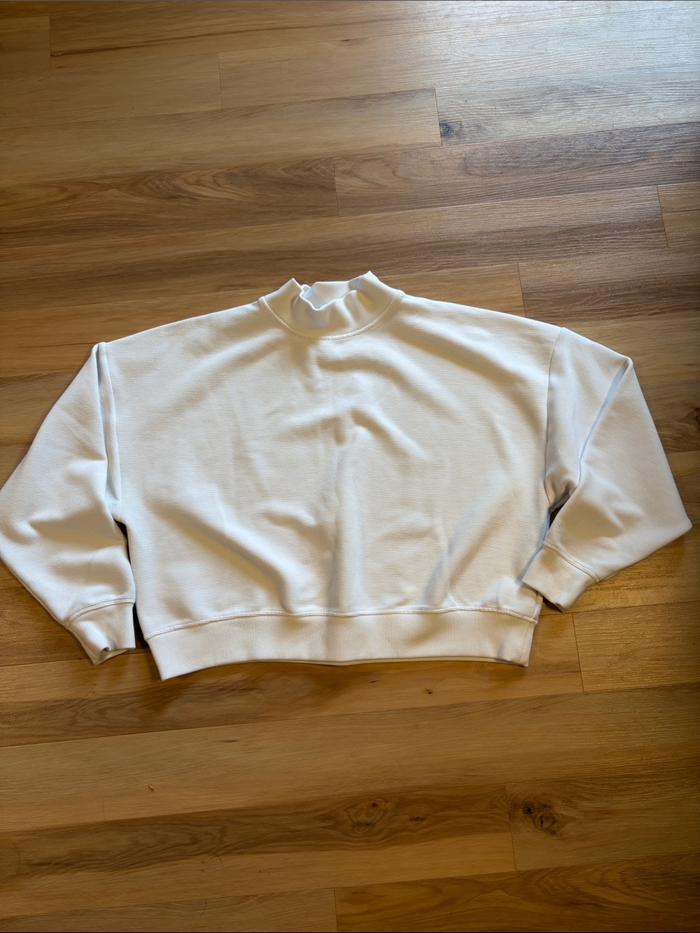 CALIA by Carrie Underwood Cream Mock Neck Sweatshirt